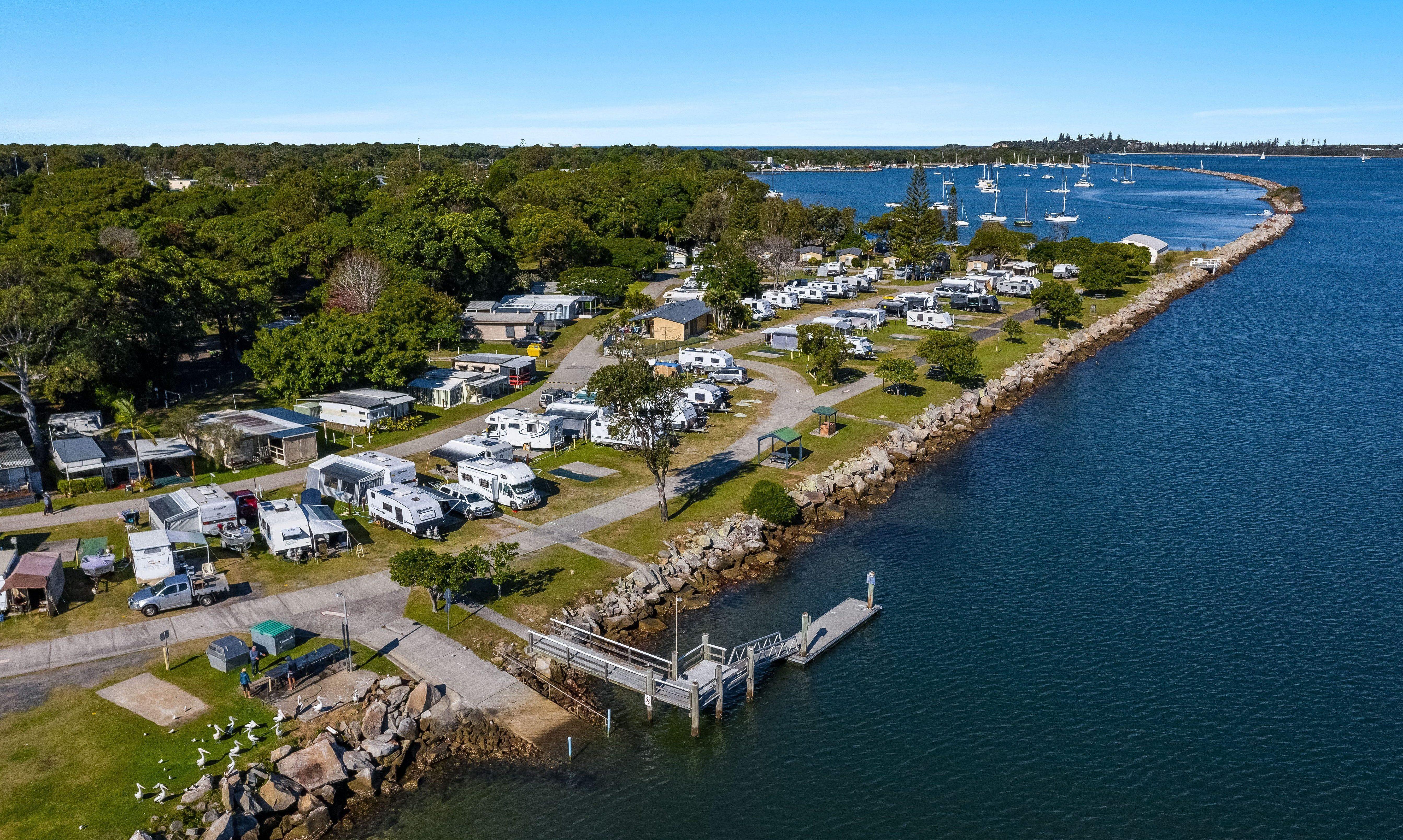 Powered Sites, Iluka Riverside Holiday Park, NSW