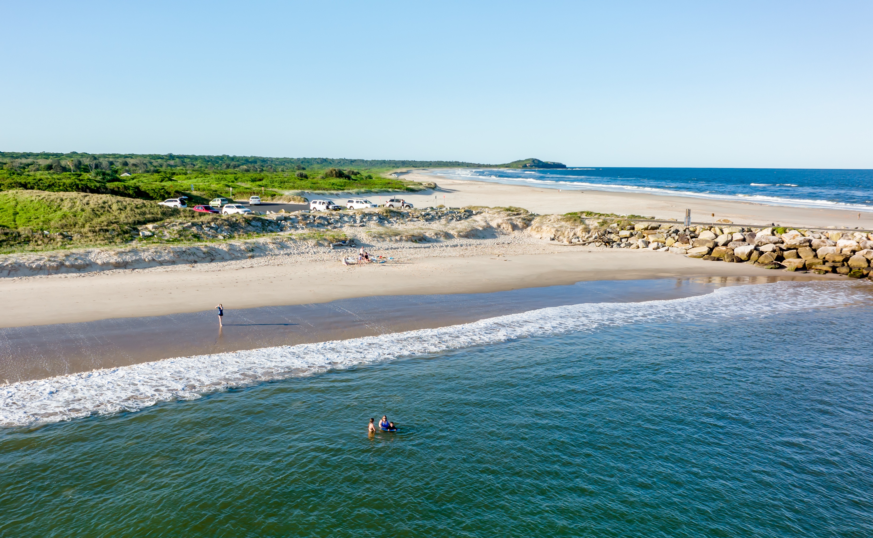 Andersons Beach and Break Wall Iluka NSW