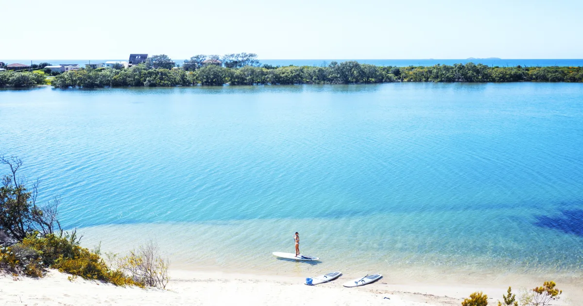 Stand Up Paddleboarding, Wooli